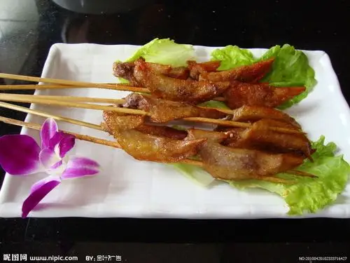 烤鸡尖图片