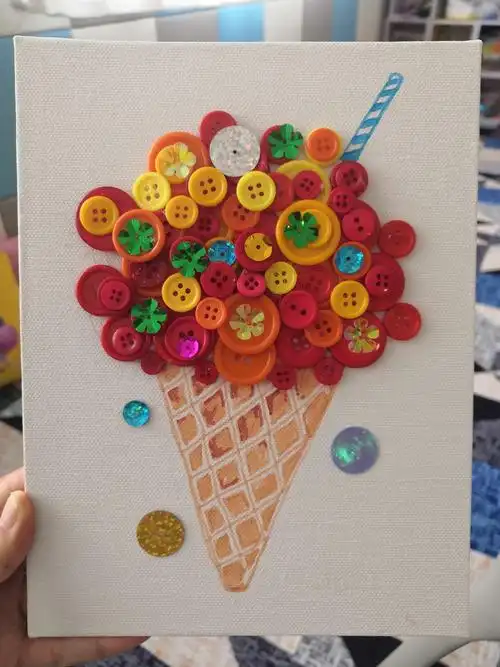 纽扣类手工作品