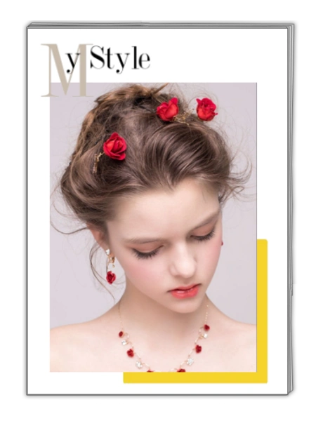 简约(封面封底图片可替换)-a4杂志册(40p)