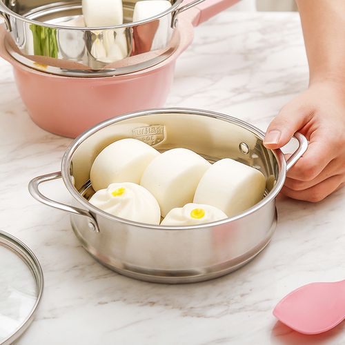 宝宝辅食锅304不锈钢电饭煲蒸笼家用加厚加高蒸格蒸饭菜屉架蒸屉