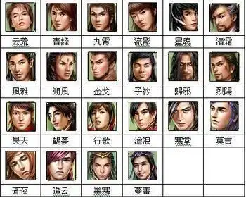 天龙八部男头像哪个好