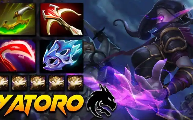 【7.32 dota2】yatoro圣堂刺客教学!