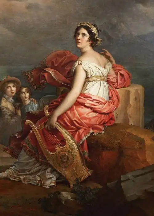 清新高雅的19世纪法国女性肖像弗朗索瓦61热拉尔的古典主义