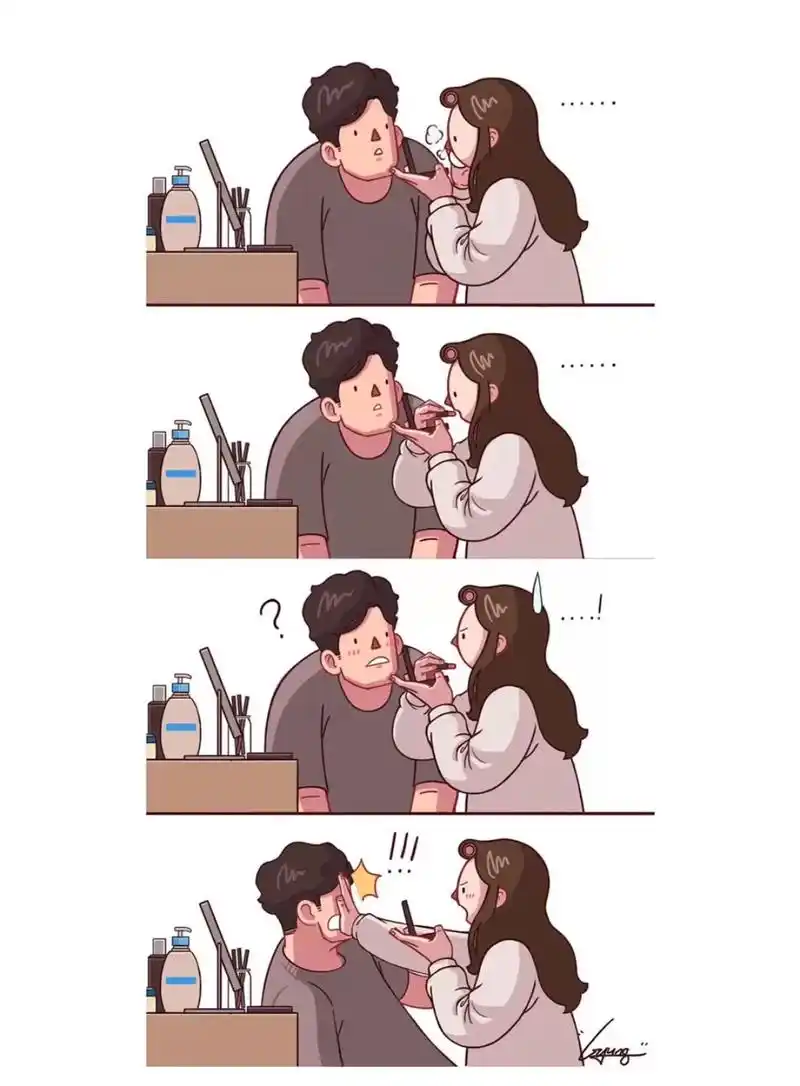 真的好甜呀#甜甜的恋爱 #漫画  - 抖音