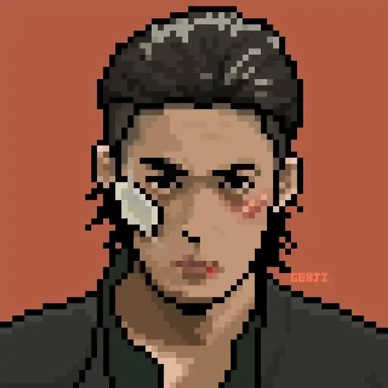 热血高校 泷谷源治 像素头像.#像素头像 #泷谷源治 #热血 - 抖音