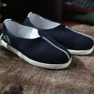 纯手工布鞋男士图片