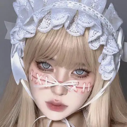 万圣节鬼娃娃妆容