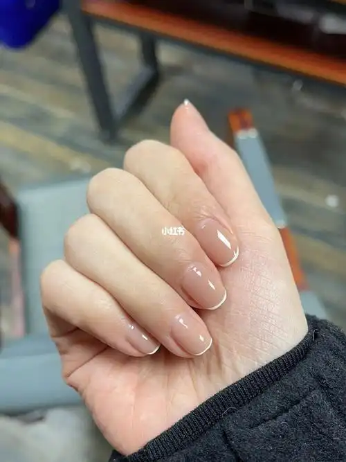 气质显白纯色指甲07