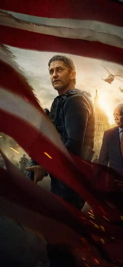 好莱坞特工电影"奥林匹斯的陷落"超清无文字海报手机壁纸