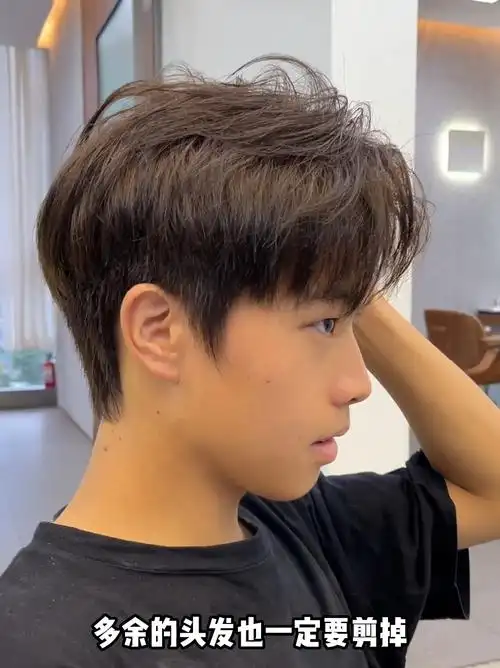 秋冬季节男生男生粗硬发质怎么剪