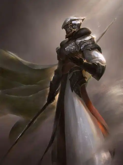 角色原画角色设计角色设定游戏角色原画铠甲战士盔甲西方