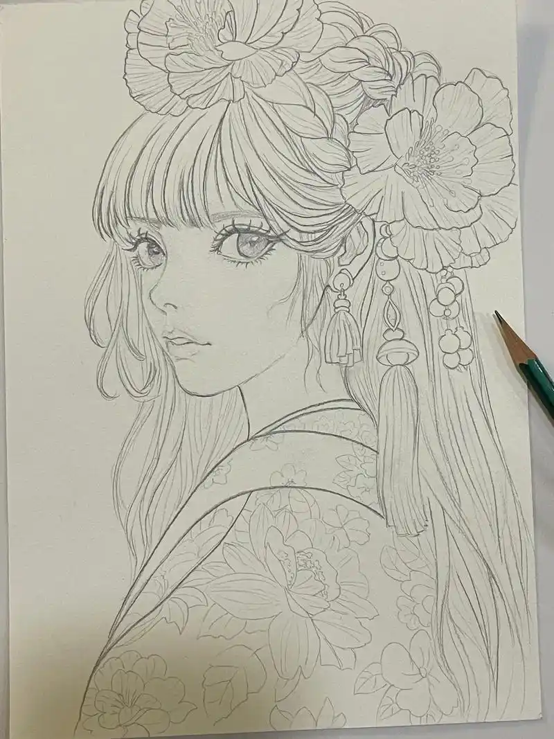 忙,得其所,闲,得其乐,不羡慕别人,不为难自己.#古风人物绘 - 抖音