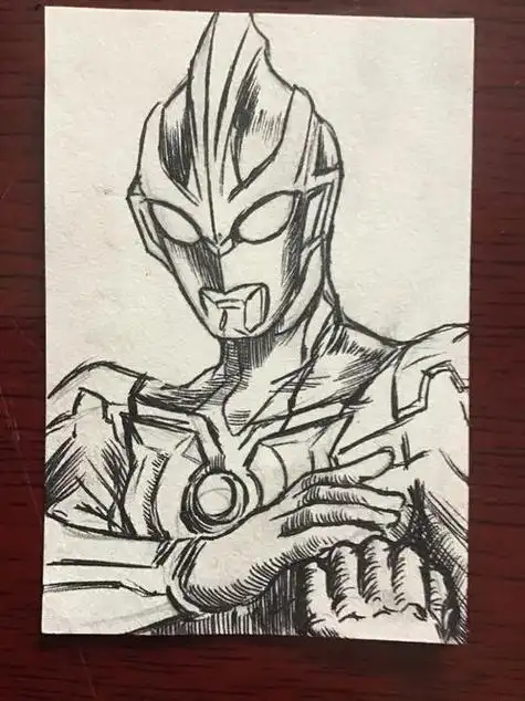 银河奥特曼简笔画简单画法