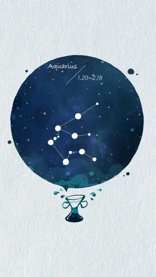 十二星座星空图 水瓶座 - 堆糖,美图壁纸兴趣社区