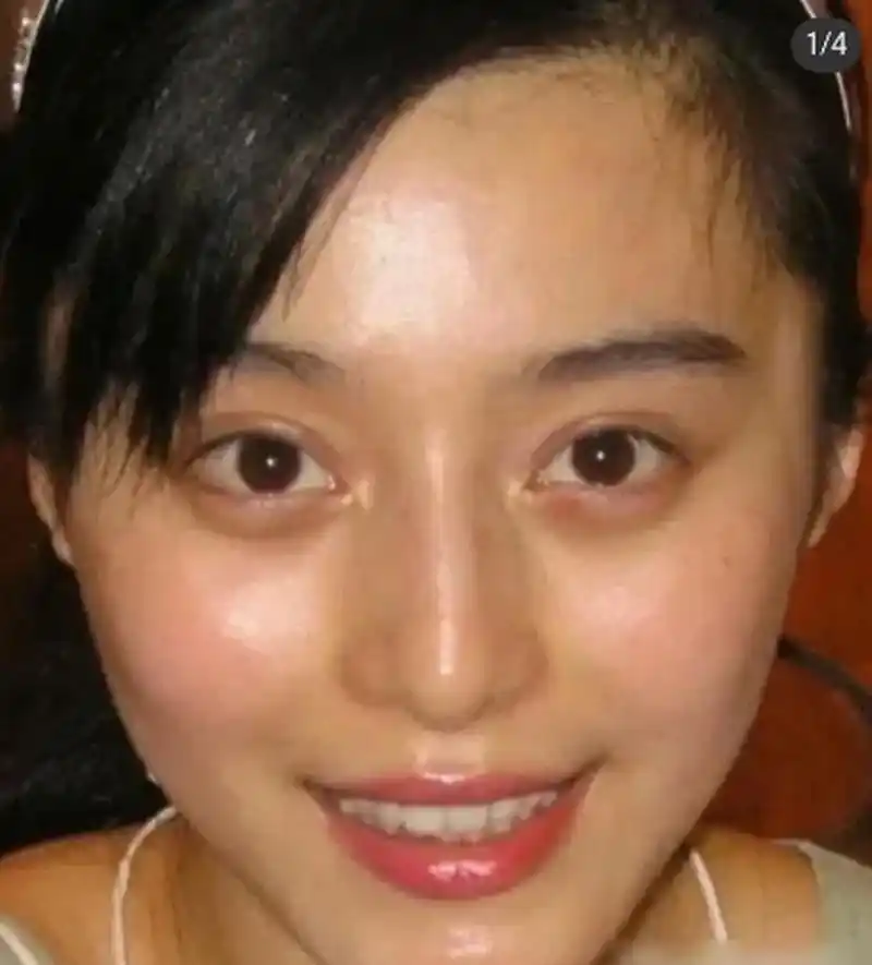 范冰冰素颜就一般?