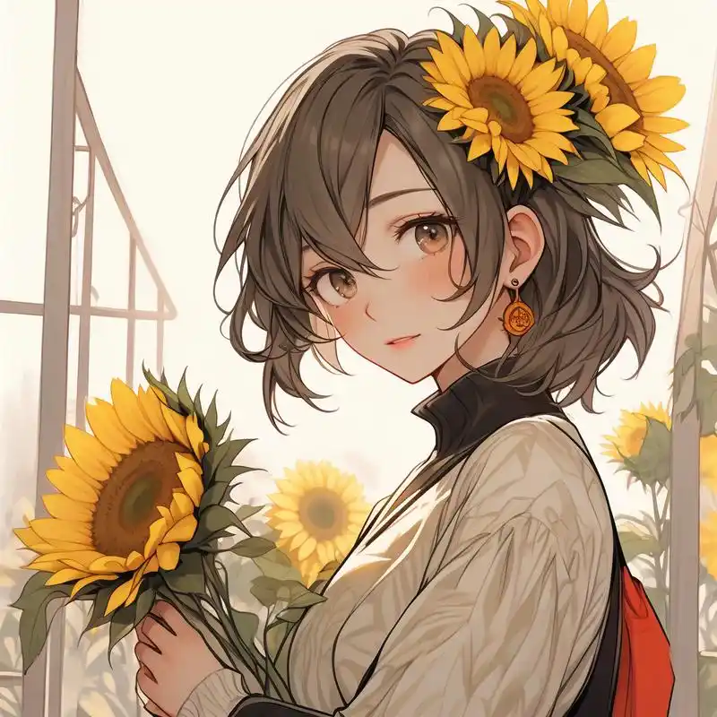 94抱花女生头像精选94 今天给大家带来一组抱花女生的头像,每一张