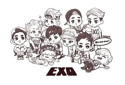 漫画exo - 堆糖,美图壁纸兴趣社区