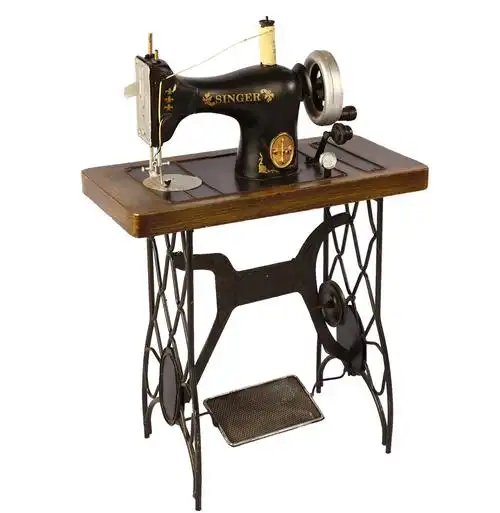 美式复古怀旧缝纫机模型摆件服装店餐厅咖啡馆橱窗摆件