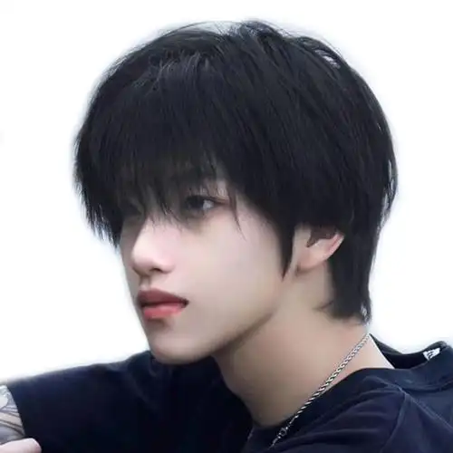 假发男短发韩版帅气男士发型cos日系少年感dk网红时尚自然全头套