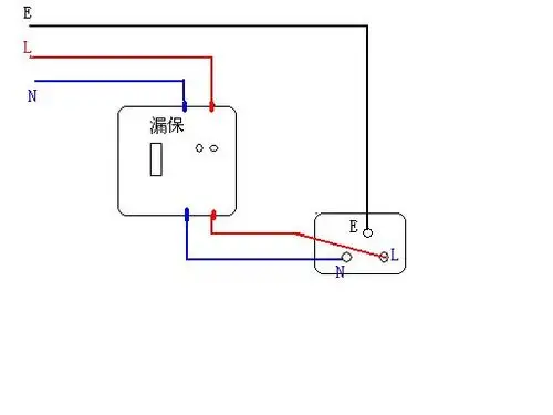 我想用漏电保护器控制热水器的插座 地线接插座上行不