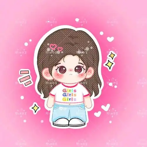 虞书欣q版人物饭圈美工无偿约稿立牌