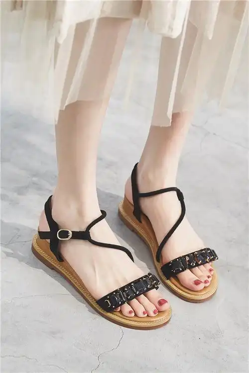 夏季凉鞋女平底