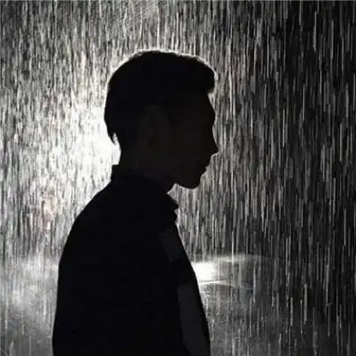 伤感孤独的男生头像浮夸了太多的年华