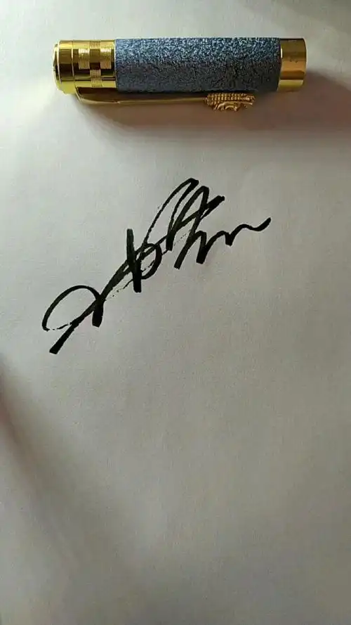 王力宏签名,太牛了