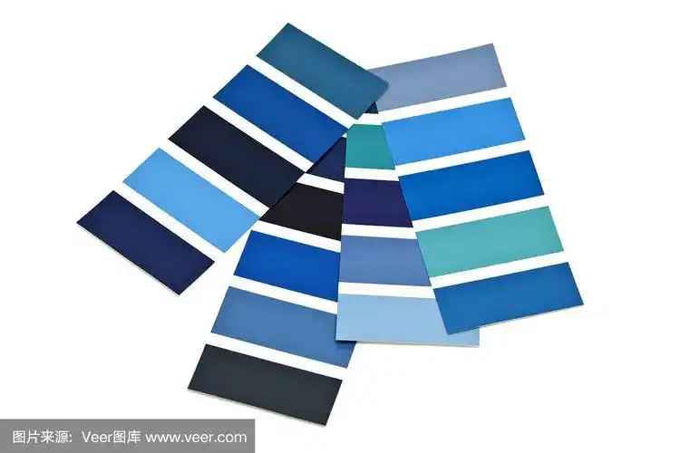 蓝色的色卡