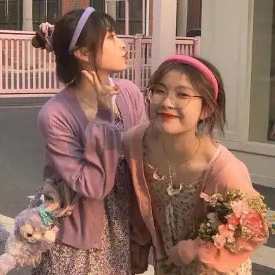 qq闺蜜头像双人 高清超甜的双人qq闺蜜头像图片大全_闺蜜姐妹_美头网