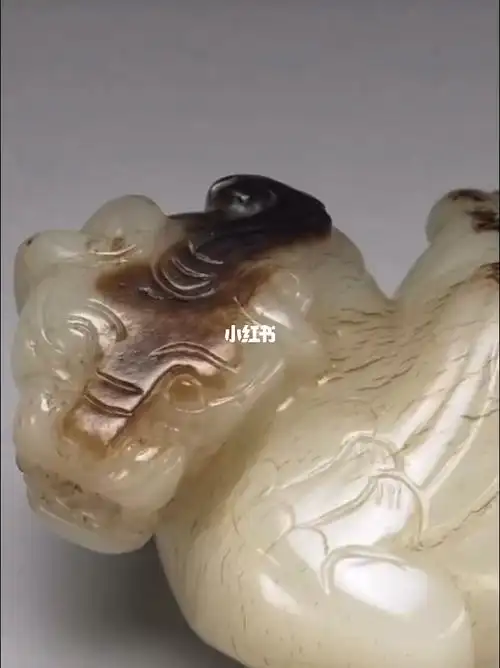 台北故宫博物院藏汉代玉辟邪牛毛纹绝了