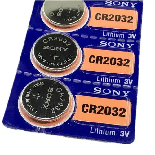 索尼cr2032纽扣电池3v锂电子秤大众朗逸帕萨特汽车钥匙遥控器五颗