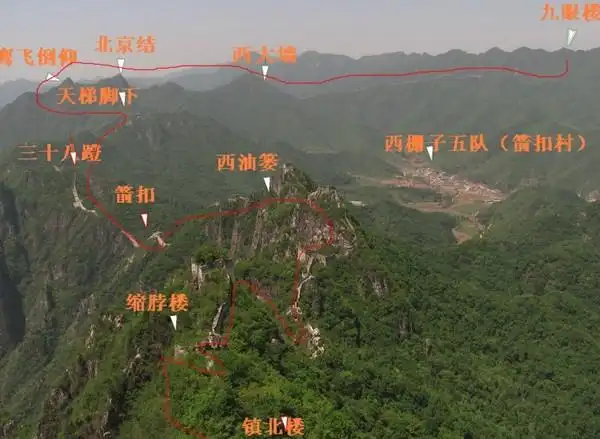 (难度系数低)8月13日-14日两天箭扣长城【箭扣至九眼楼路段】