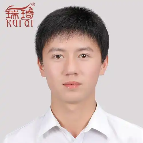 假发男毛寸短发韩版帅气中老年假发真人发丝平头寸头真发假发套