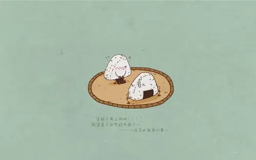 吃货的孤单心事搞笑卡通插画图片桌面壁纸