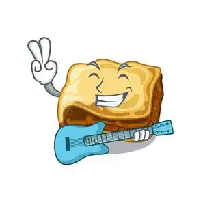 和吉他茄合隔离的和采用指已提到的人漫画照片