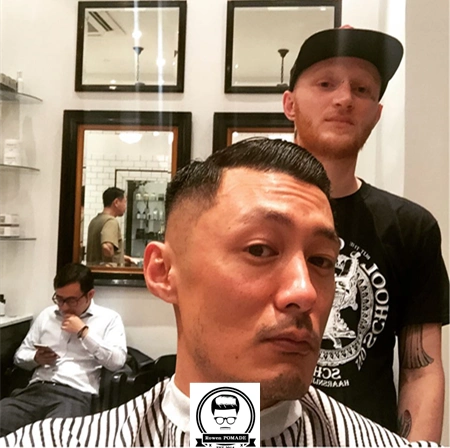 日本denis 潮牌nbhd 余文乐 发油美式复古背头油头造型