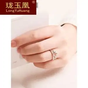 纯银真爱小众设计戒指 女王子变青蛙皇冠潮人简约戒指环dm0526