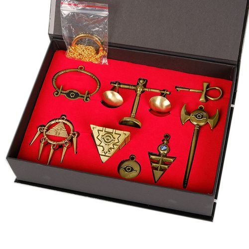 游戏王金字塔千年积木七神器千年神器环保钥匙扣项链饰品挂件礼物