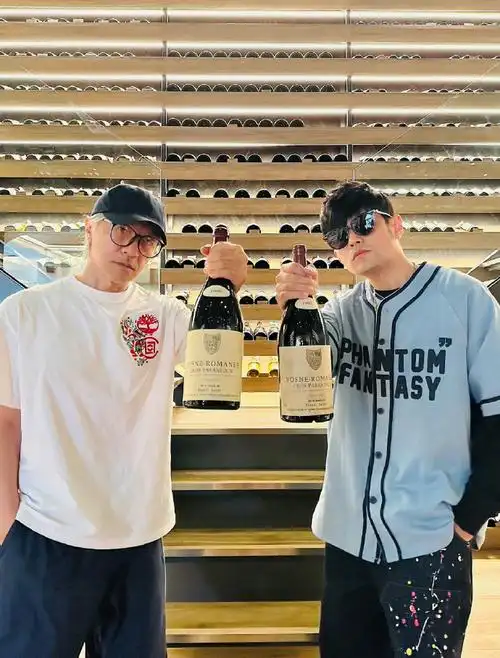 周星驰周杰伦合体##周星驰周杰伦合照