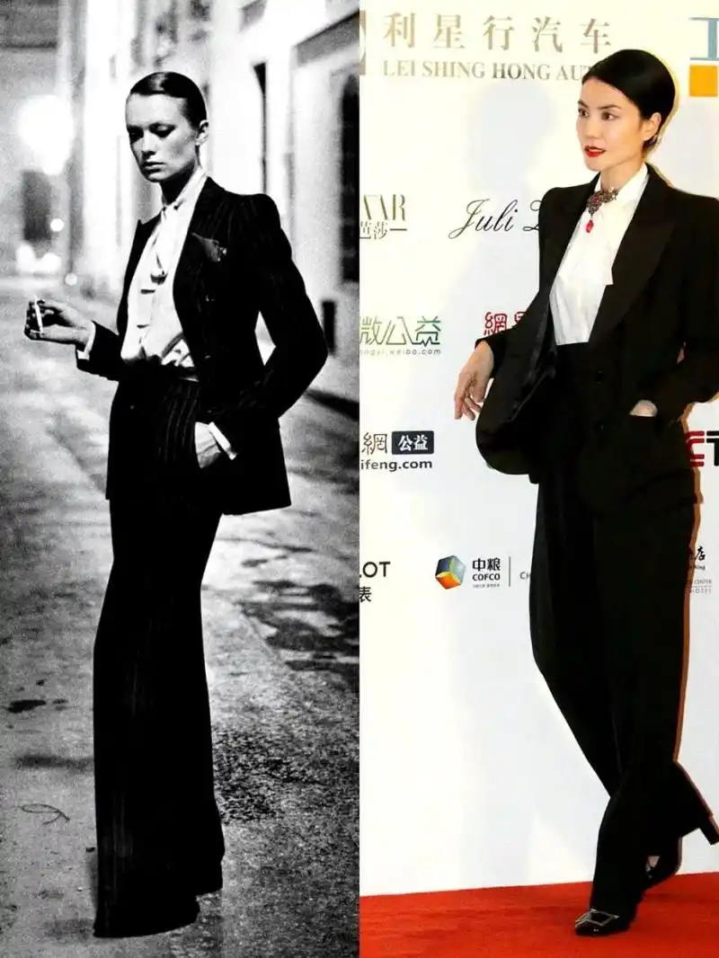 10年前,穿ysl最后一季吸烟装的王菲 789478 2012年,王菲身穿