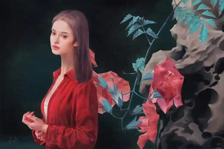 艺术魔幻是不是好事,杨超画的油画,性感妩媚画风甜美怡人! - 简书