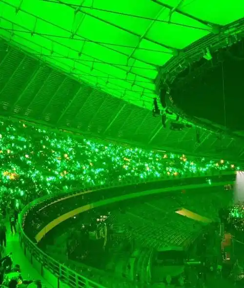 王一博闪亮归来,乐华演唱会绿海翻腾