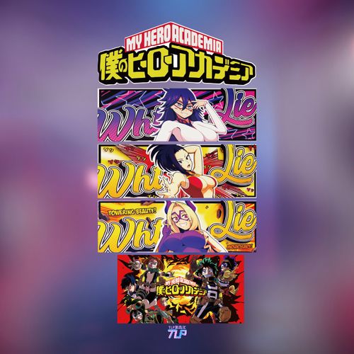 tlp套贴 my hero academia我的英雄学院午夜八百万百山岭女侠贴纸