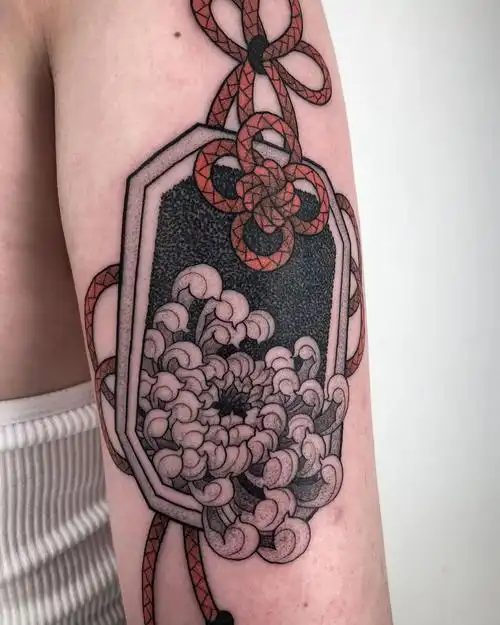 招财辟邪保平安的纹身试试日本的御守纹身32