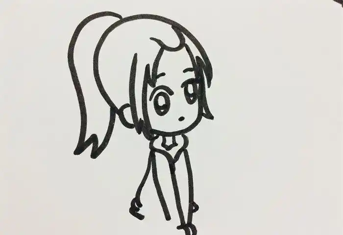 画内容图片展示侧面的女孩简笔画图片下载简笔画 小女孩头像美女侧面