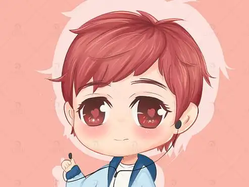 【头像】卡通手绘可爱q版人物头像练习3