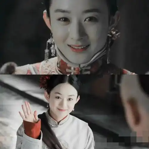 终于看到新鲜的赵丽颖了!这是要去横店客串新角色吗?