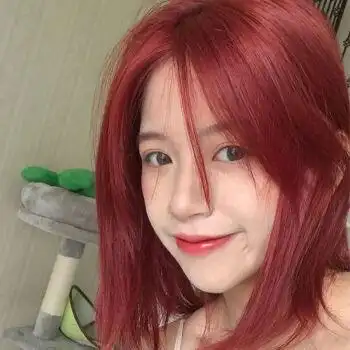 红色染发剂2022流行男女显白潮色酒红棕色新年发色红棕色褪色粉染过