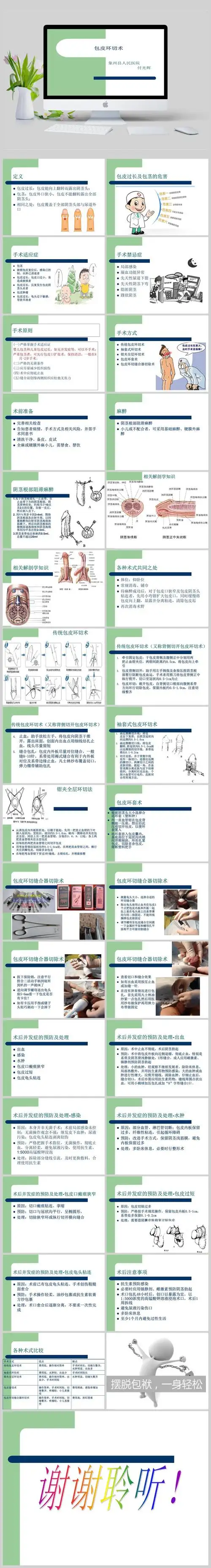 包皮环切术ppt模板